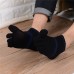 Men Summer Cotton Causal Short Socks Deodorant Sweat Five Toe Socks