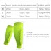 Football Anti  collision Leggings Outdoor Basketball Riding Mountaineering Ankle Protect Calf Socks Gear Protecter  Fluorescent Green Size  L