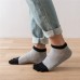 Mens Cotton Mesh Breathable Invisible Toe Socks Soft Low  Cut No Show Ankle Sock
